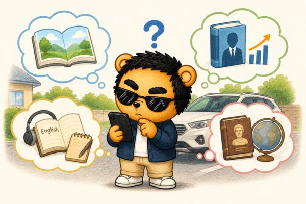car-commuting-audiobook-genres