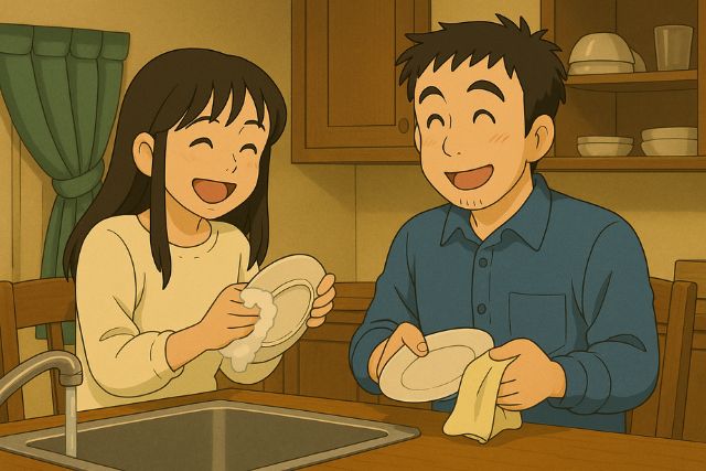 Doing-Household-Chores-Together