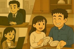 work-housework-couple-cooperation